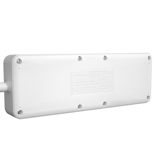 Panasonic (Panasonic) new national standard socket/socket board/socket strip/row plug/plug strip/dormitory/computer strip/bedside strip/socket board/power strip with line 10A new national standard new four-position five-hole, four-position two-hole master extension cord socket (1.8m)