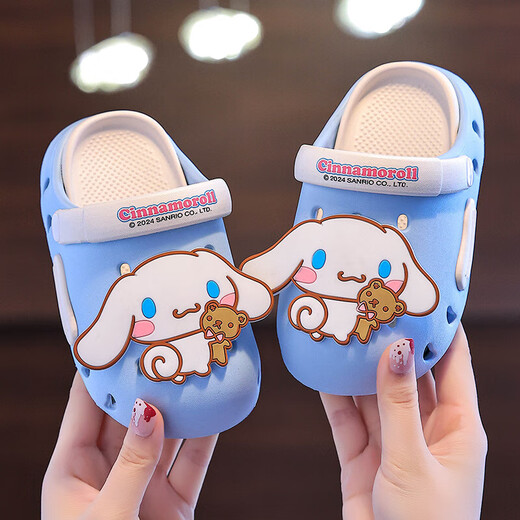 Melody Sanrio Children's Croc Shoes Girls Princess Beach Wading Shoes Baotou Culomi Soft Sole Sandals Melody 19cm Inner Length Approximately 17.5cm