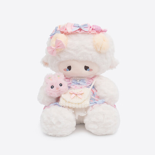 Puppet Sélection Record Pouille de marionnette Poupée mignon Agneau en peluche Toy réconfortant Rag Dol Dol's Day Gift