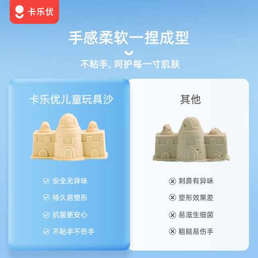 卡乐优（Coloyou）太空儿童玩具沙动力沙魔力沙伦堡沙彩沙沙滩城堡沙具玩具男孩女孩生日礼物4斤粉色收纳装
