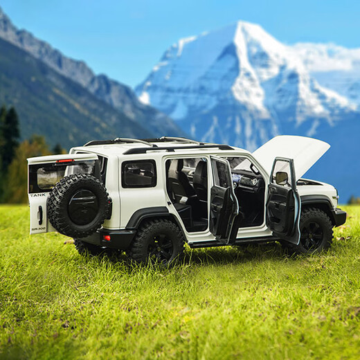 Traktion Hobby KM Thor 1/8 Hartschalen-Tank 300 Kletterwagen RC Fernbedienung Elektrisches Modell Differentialschloss Off-Straße Fahrzeugpistole Grau Standard Edition (kein Batterie und Ladegerät)