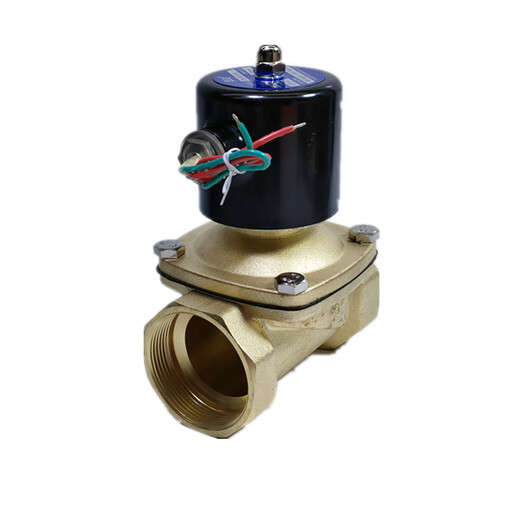 Yuyao Bopu brass wire port solenoid valve 2W type direct-acting solenoid valve AC220V DC24V 2W-500-50 (DC24V normally closed type)