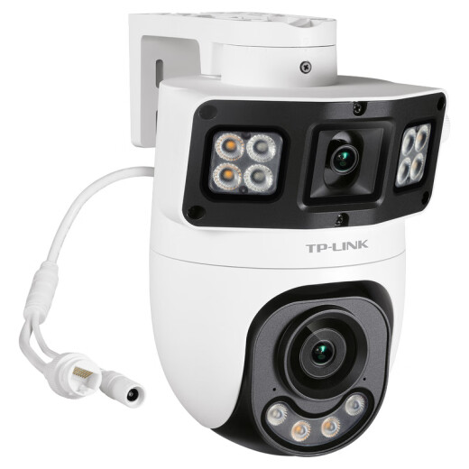 
TP-LINK surveillance camera, high-definition outdoor waterproof 360 degree panoramic full-color dual-gun ball integrated machine, POE network monitor, wireless wifi mobile phone remote TL-IPC689XD-A4 [8 million standard version] 64G [Activity upgrade within 128g