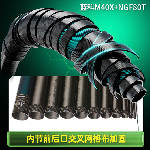 Jinjifeng Jinjifeng Leichte Rüstung 121 Fischereistange Wildfischerei traditionelle Fischerei 19 einstellbare Kanonenstangen Ultraleicher Kohlenstoff langer Langstangenpolpanzer 12112 Meter [Stangen leicht + Stabpaket]