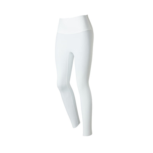 Vansydical Sports Pants Women's High Waist Tight Running Pants High Elastic Breathable Fitness Pants Pilates Yoga Training Pants Ivory M (Recommended 95-105Jin Jin equals 0.5kg)