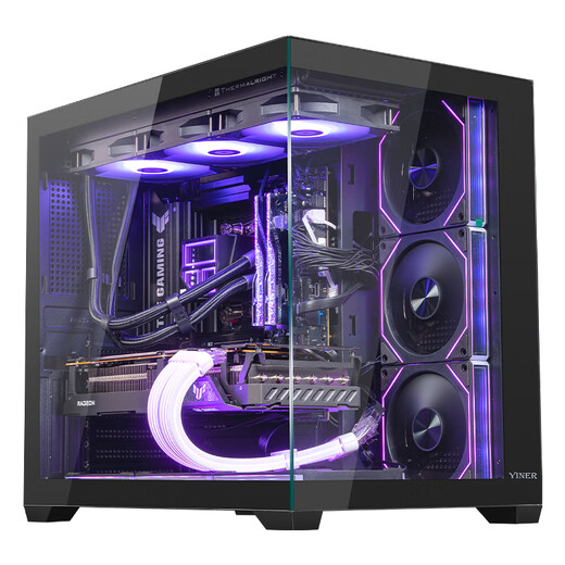 AMD Ryzen R7 9700X host RTX5060Ti graphics card RTX5080 desktop assembly computer e-sports game live broadcast AI design editing host complete machine diy assembly machine Ryzen 7 9700X+RTX5070 host丨Configuration seven single host