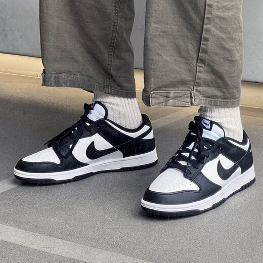 Nike (NIKE) official men's shoes and women's shoes couple's sneakers classic black and white panda DUNK non-slip wear-resistant casual board shoes DD1391-100 men/CW1590-100 women 36