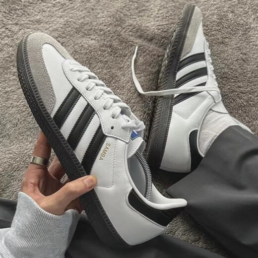 ADIDAS Samba Zapatos de entrenamiento alemán Samba Sports and Casual Shoes for Women B75806 B75807 Funcionario oficial Flagnship White Sole @Ji1349 42
