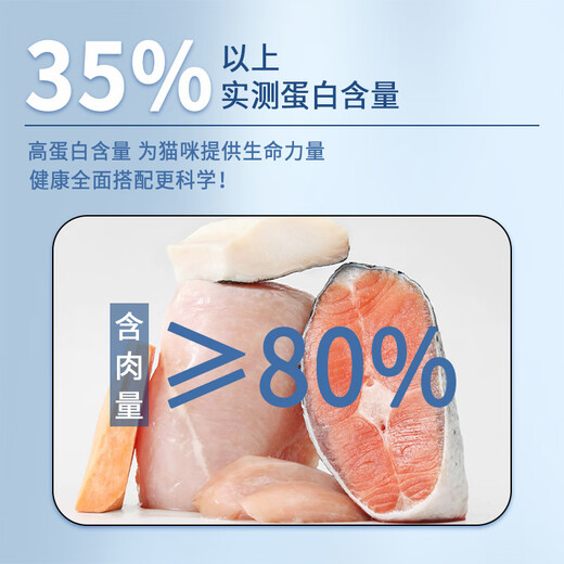 Nicododo freeze-dried cat food for fattening, gills, adult cats and kittens, general British short domestic cat, beautiful fur, Nicododo brand cat food staple food, great value 4Jin Jin equal to 0.5kg.