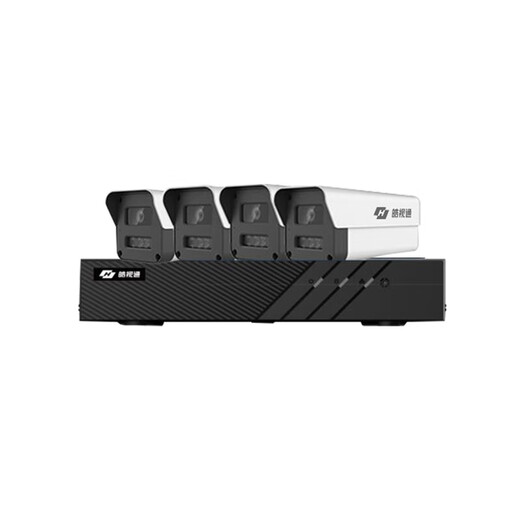 海康威视（HIKVISION）皓视通监控摄像头套装8路300万高清全彩夜视手机远程监控POE监控器 含4TB硬盘 IPC23V2