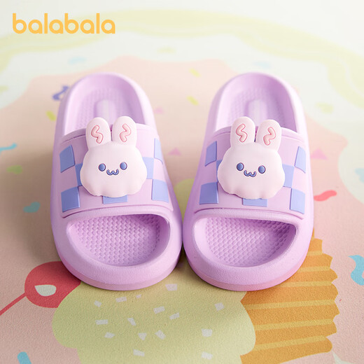 Balabala Kinderschuhen Jungen Mädchen Cartoon Eltern-Kind-Jungen Innen Badezimmer Baden Nicht-Schlupfsandalen Sommerbaby im Freien