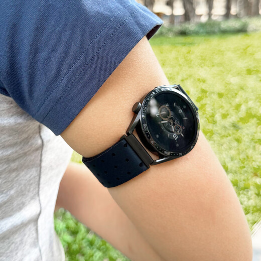 Molutang Velcro armband sports elastic nylon GT4 suitable for gt5 Huawei GT3 watch watch4pro watch strap fitness black S code length 250mm suitable for Xiaomi WatchColor1/222mm