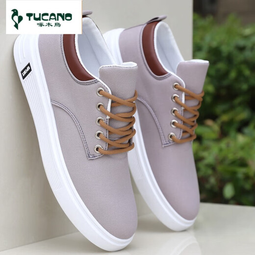 Holzspecker Alte Peking-Stoffschuhe Herrenschuhe für Sommer weicher Sohle atmungsaktiv