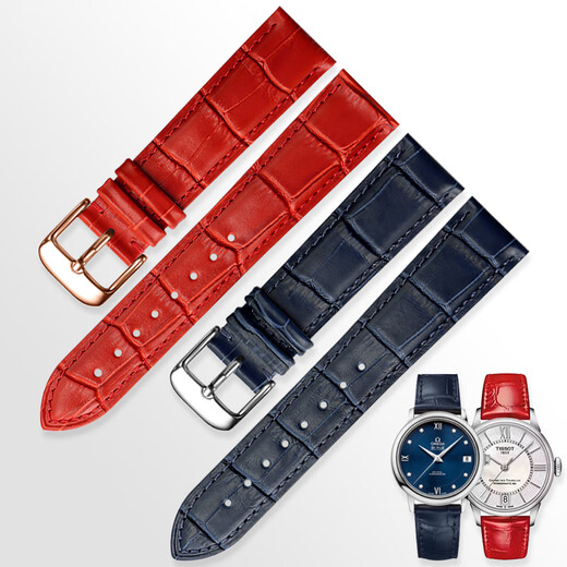 Schwarzer Riemen für das echte Leder für Männer geeignet für König Cowide Watch Kette Kunlun GS3886S GS51363 für Frauen 20 18 mm braune weiße Gewinde Gold Pin Schnalle 16mm Breite