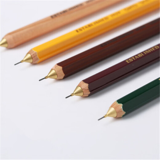 OHTO乐多六角木杆铅笔日本OHTO乐多|六角木杆0.5自动铅笔|APS-280E木 黄木色3883(APS-280E) HB
