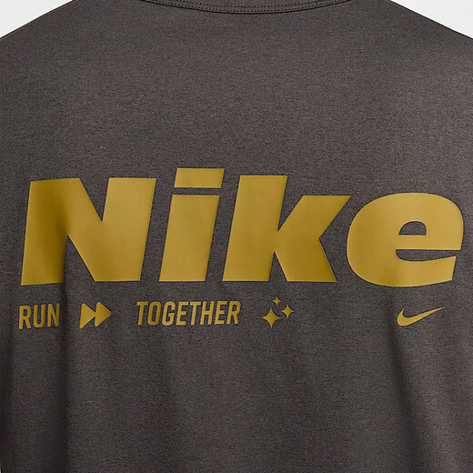 Nike (NIKE) Men's AS M NK DF UV HYVERSE SS OPP2 Knitted Collarless Short T HV4882-299 L