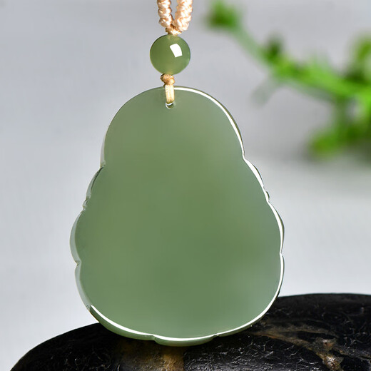 Ke yu ke ke Live -Auswahl Hetian Jade Buddha Anhänger Frauen Jade Maitreya Buddha Anhänger Hetian Jade Buddha Herzog Jade Anhänger Jade Shui Farbe Jade Buddha M6628z
