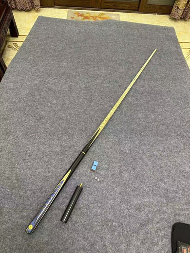 Mystery Mystery Queyu same style billiard cue split Chinese style black eight sandalwood handmade poles complete set of small head snooker Thousand Yuan playing feeling Queyu - with standard box + full set of accessories