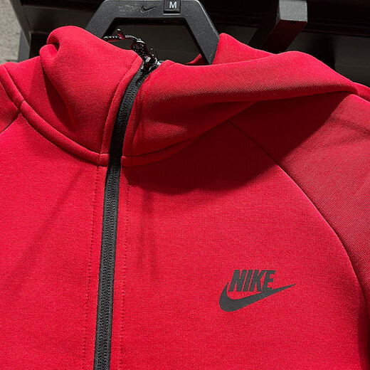 
Nike (NIKE) jacket for men's spring new fitness training sportswear hooded windproof casual jacket HV0950-010 HV0950-687 fitness red/black M