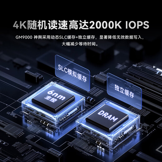 Acer PREDATOR 2TB SSD solid state drive M.2 interface (NVMe protocol) GM9000 Miki series NVMe PCIe 5.0 reading speed 14000MB/s AI computer storage accessories