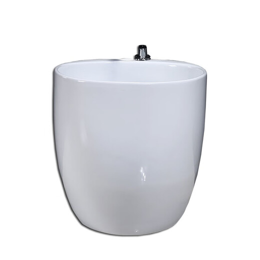 Arrow ARROW balcony ceramic round mop pool automatic water mop pool mop pool mop basin large mop basin footbath 888 large + single cold sitting spray gun faucet