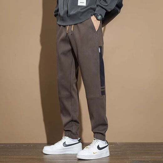 2025 Spring and Autumn New Style Body Sports and Casual Pants Men's Summer Loose Working Pants Men's Versatile Pants Y18-Gray 5XL