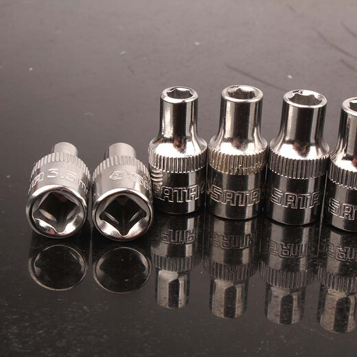 Sata hexagonaler kleiner schneller Ärmel 6,3 mm1/4 Sechseckhülsenkopf kleiner fliegender Kurzarmschlüssel 11301 Kleine Schnellarmzubehör integriert