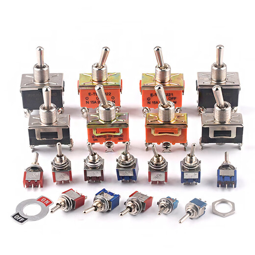 Toggle switch, twist button, rocker arm, toggle switch, MTS-102 202 E-TEN102 2nd gear, 3rd gear, red MTS-202, 6 feet, 2nd gear