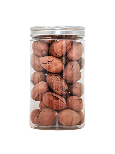 Botella sellada de Grado de Grado de Pet Jar de plástico XMSJ con tapa negra espesada en espesado redondo de bocadillo de bocadillo de boca ancha transparente 5.5*8.5cm 16g Tapa negra 1098 piezas