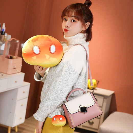 Bonath Genshin Impact Peripheral Slime Element Pillow Two-dimensional Game Gift Cos Plush Toy Doll Doll Cushion Slime Style 10cm