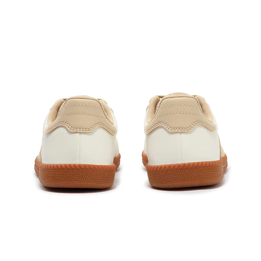 361 Grad Frauenschuhe, Sportschuhe, komfortable und vielseitige leichte Laufsport und Freizeitschuhe atmungsaktiv, federweiß/apricot braun [6626] 36