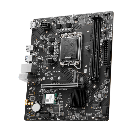微星（MSI）12/13代/14代CPU主板套装i3 13100f 14100f 12100f 散片 PRO H610M-S WIFI DDR4 i3-12100散片