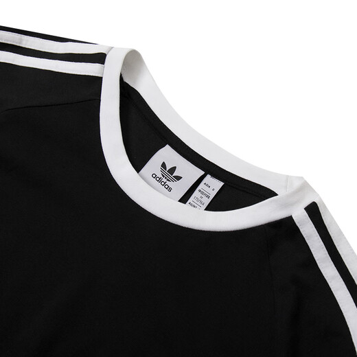 
Adidas Clover Cotton Long Sleeve T-shirt Men and Women's Same Model 25 Spring and Summer Round Neck Loose Breathable Sportswear Student Top IA4877 XS