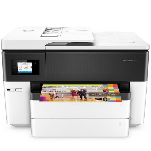 HP 9720/9730/7740 Impresora A3 Color Ink Jet Multifunción Copia escanee Fax todo en uno inalámbrico 7740 Copia de impresión escanear fax A3/A4