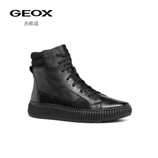 Chaussures féminines Geox 2025 Automne confortable Couleur solide décontractée Daily Martin Boots D46xfc noir C9999 37