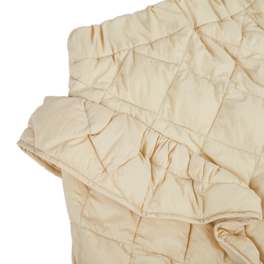 Jnby por Jnby Jiangnan Cloth Ropa para niños de otoño e invierno Diamantes con volantes Pantalones de niñas acolchadas para niños 1M9E12370 058 Green gris blanco 130 cm