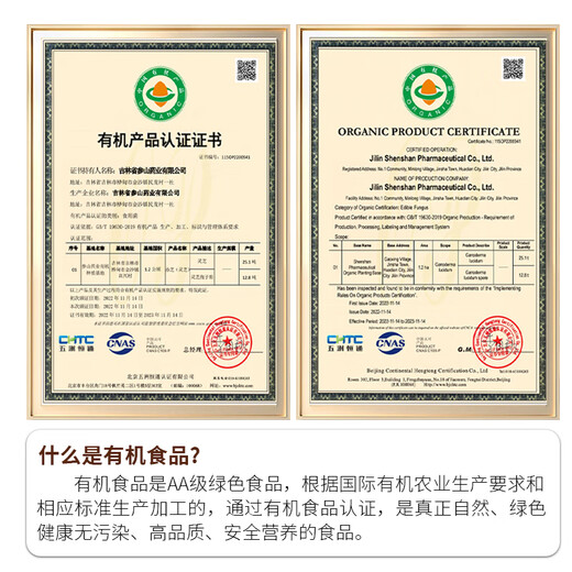 仙草至尊 有机灵芝孢子粉礼盒500克 长白山灵芝含灵芝三萜送长辈端午礼盒