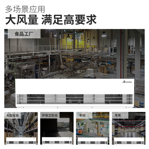 Kezhitu maßgeschneiderte industrielle Hochleistungsluftvorhangmaschinen-Werkshop Luftzentrifugal Hochluftluftvorhang FM-5009A-0,9 Meter Industriezentrifugaltyp (4-5