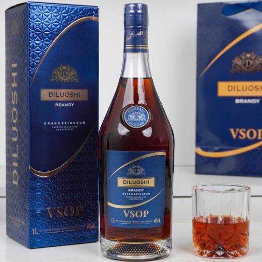 
Tiloss Wine VSOP Brandy 1L Pack French Original Bottle Original Imported Wine 40 Degree Gift 1L 6 Bottles Whole Box