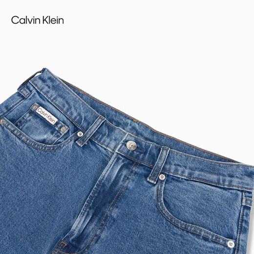 
Calvin KleinJeans [Replica 90 Series] 25 Spring and Summer Men and Women Same Model ck Retro Straight Jeans 4RB701G U1W-Denim Light Blue 34