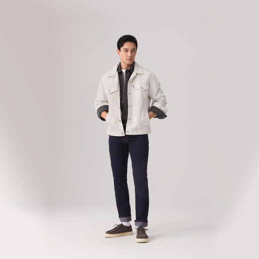 Levi's Levi's 25th New Men's Fashion Casual Loose Workwear Style Off-White Jacket Off-White A5782-0066 L