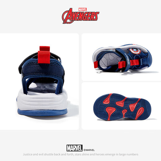 Disney pour enfants Chaussures Boys 'Toe Sandales Summer Sandales de plage extérieure Fashion DM1098A Navy 26