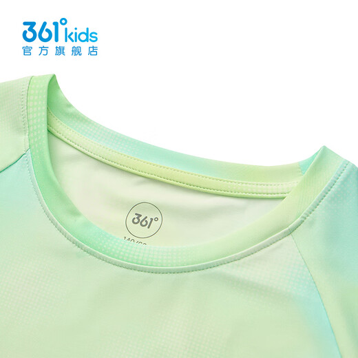 361 Children's clothing boys and girls short-sleeved sweaters new summer one-size-fits-all tops lemon yellow 130