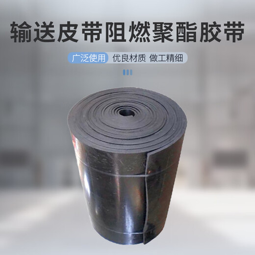 TEDA conveyor belt flame retardant polyester tape B=800mm, working surface tape thickness 5mm, non-working surface tape thickness 3mm