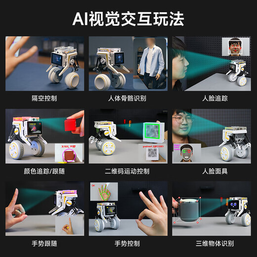 Smartfly Dual-Chiel Foot Robot AI Визуальное распознавание двухколесного самобалансирующего автомобиля Bionic Dog Raspberry Pi CM4