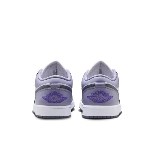 耐克（NIKE）Jordan官方耐克乔丹AJ1板鞋男子运动鞋夏季低帮缓震轻便553558 145白/薄雾灰蓝/暗蓝灰/彗星紫 45