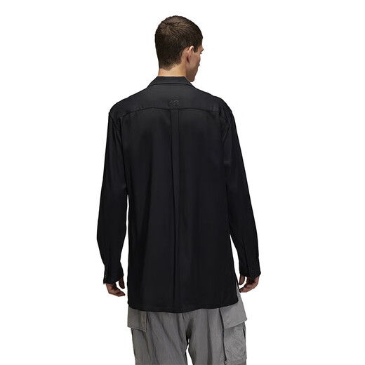 Y-3 [coole Saison] 2025 Neues Herrenhemd mittelgroßer Casual Top 52JD3524 Black M.