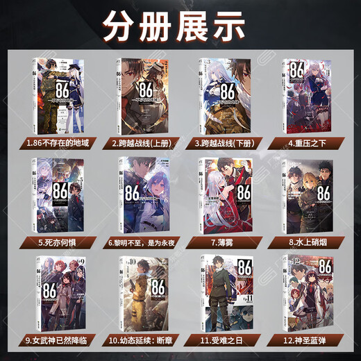 [MISE À JOUR vers le volume 12] 86 Région inexistante Volume 1-12 Zone de guerre inexistante Novel Light Ep.11 Le jour de la passion de la mort Volume 123456891011 ANRI ASAHI MANGA Book Simplified Chinese Version Chinese Anime Kakugawa Animation 86 Région inexistante Volume de région non existant 1-12 TOUT 12 VOLUME 12 VOLUME 12 VOLUME 1-12