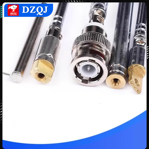 FM radio walkie-talkie audio rod telescopic antenna BNC7-114 signal gain universal stretch antenna 52-73 yellow long flat head radio antenna No Specifications