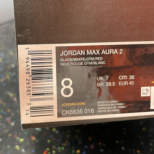 
Nike casual shoes men's shoes, new autumn sneakers, MAX AURA2 shock-cushioning mid-sponge basketball shoes CK6636-016 42.5